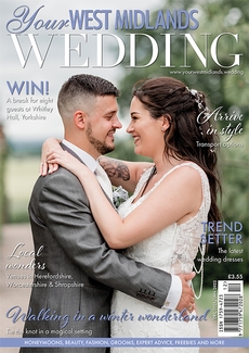 Cover of the December/January 2021/2022 issue of Your West Midlands Wedding magazine