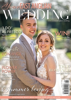 Cover of the June/July 2022 issue of Your East Anglian Wedding magazine