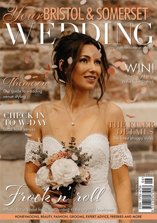 Cover of the June/July 2022 issue of Your Bristol & Somerset Wedding magazine