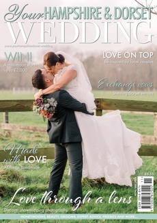 Cover of the November/December 2022 issue of Your Hampshire & Dorset Wedding magazine