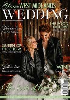 Cover of the October/November 2022 issue of Your West Midlands Wedding magazine