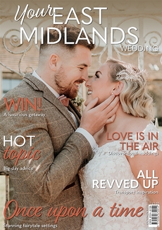 Cover of the October/November 2023 issue of Your East Midlands Wedding magazine
