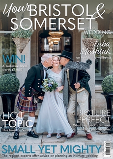 Cover of the October/November 2023 issue of Your Bristol & Somerset Wedding magazine