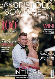 Cover of the April/May 2024 issue of Your Bristol & Somerset Wedding magazine