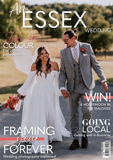 Cover of the January/February 2026 issue of An Essex Wedding magazine