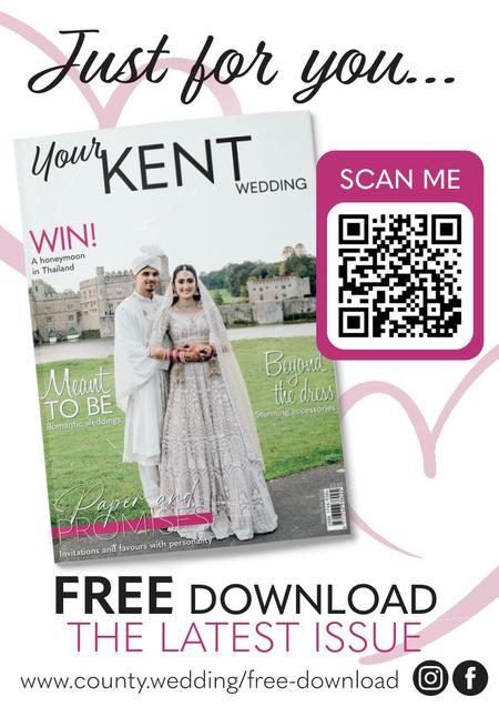 View a flyer to promote Your Kent Wedding magazine