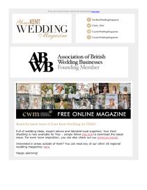 Your Kent Wedding magazine - July 2022 newsletter