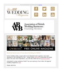 Your Kent Wedding magazine - October 2022 newsletter