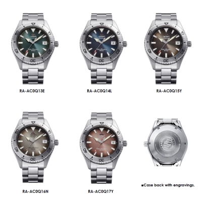Orient has introduced five new models to its diver design series