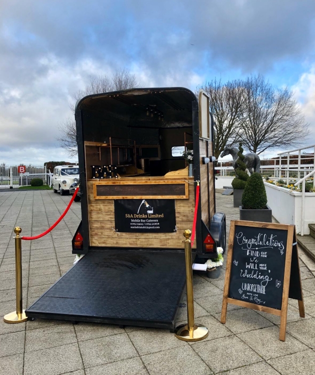 Luxury mobile drink caterers operate from a converted horse box