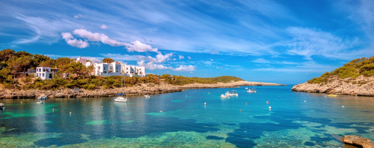 picturesque Ibiza view