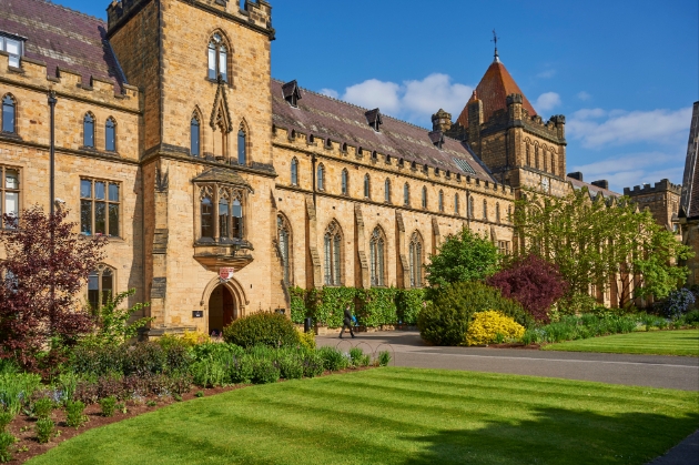 Tonbridge School, grand architectural building with lawns outside