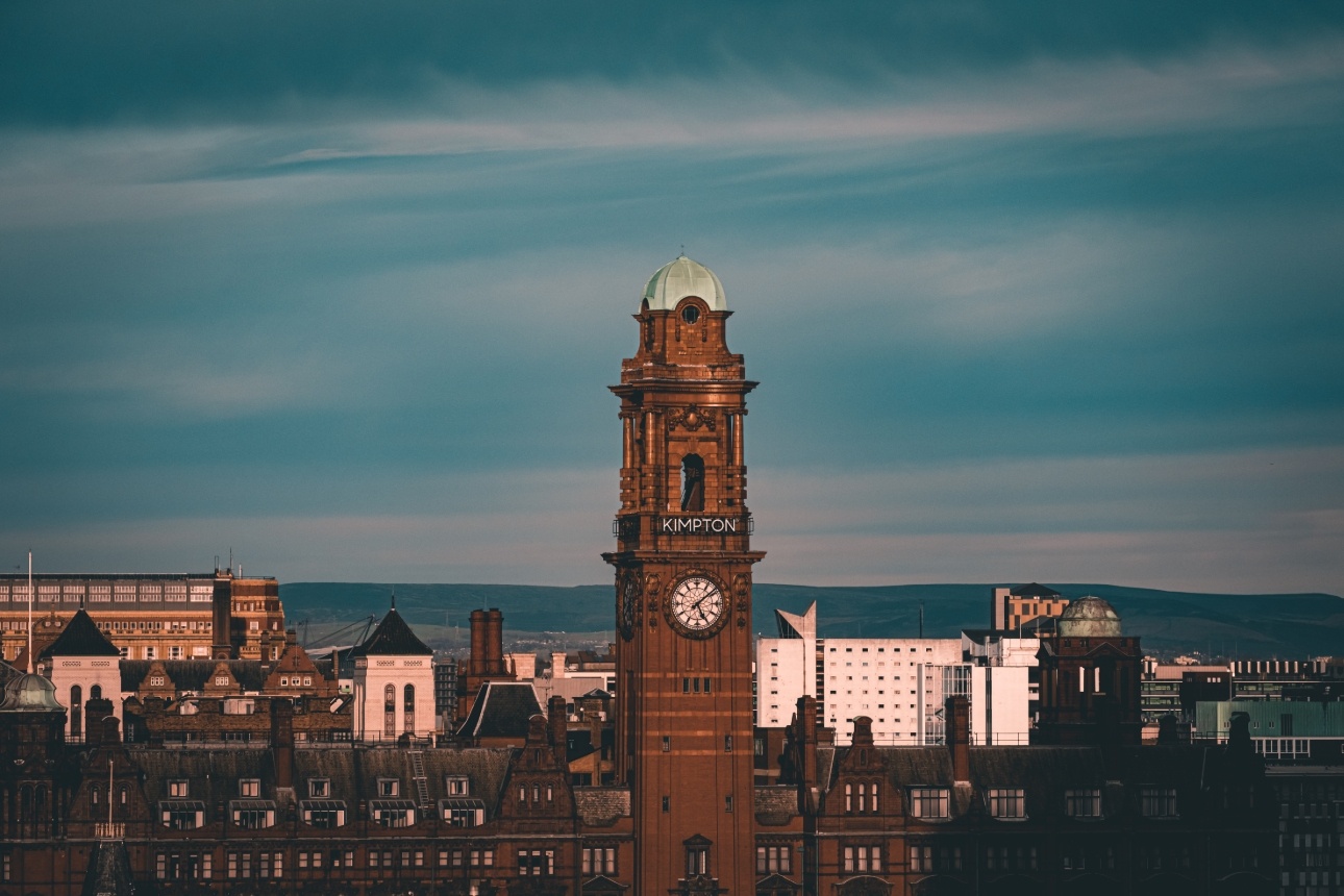 Manchester clocktower skyline