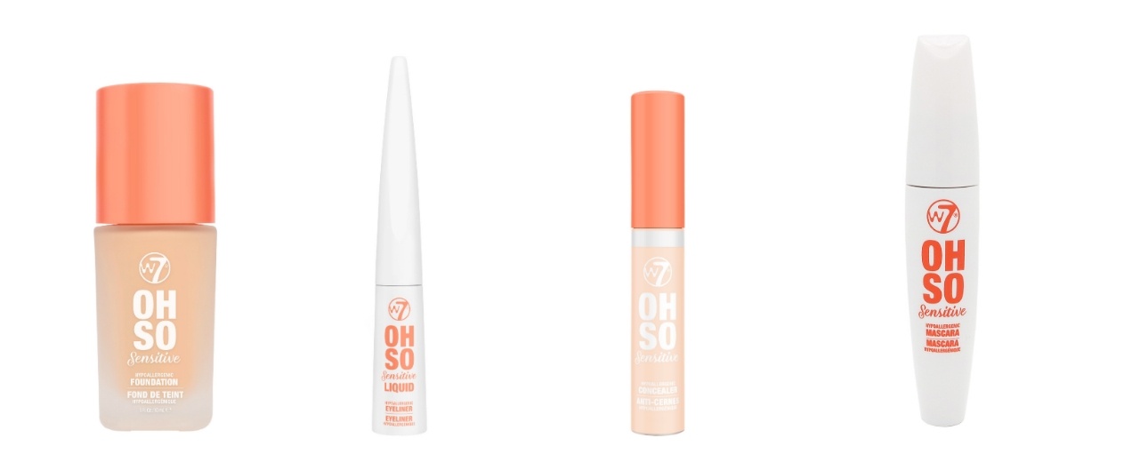 W7 oh so sensitive range