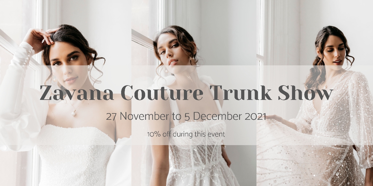 Promotional image for Zavana Couture Trunk Show