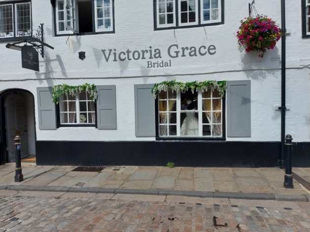the new Victoria Grace Bridal boutique in Canterbury 
