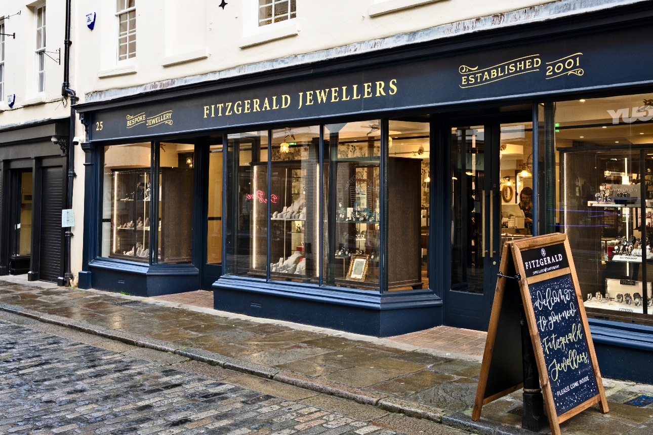 outside Fitzgerald Jewellers store