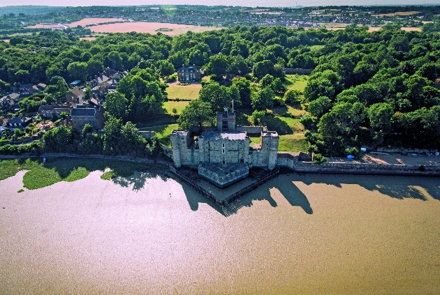 Upnor Castle Aerial View