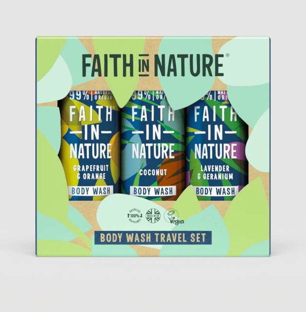 Faith In Nature Body Wash Minis set