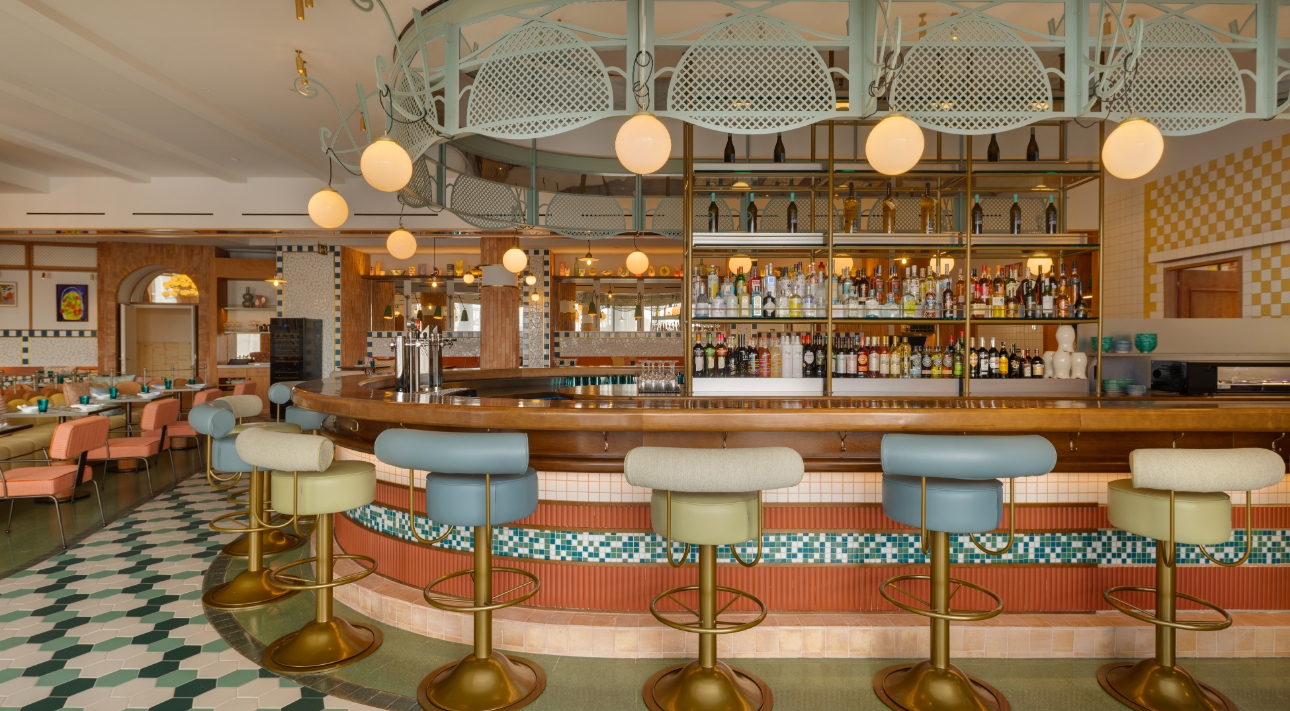 inside shot of bar area