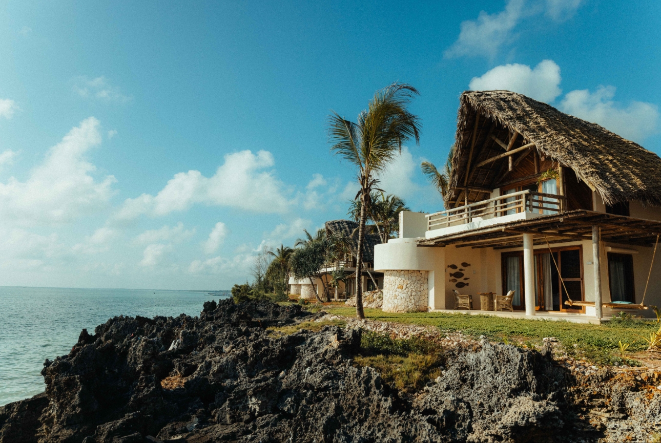 Zanzibar beach villa hut