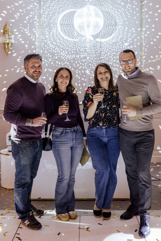 two Kent couples celebrating